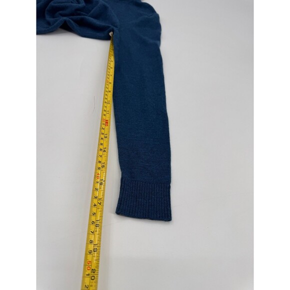 Pendleton Turtleneck Sweater Women's Medium Blue Long Sleeve 100% Merino Wool - Picture 6 of 12